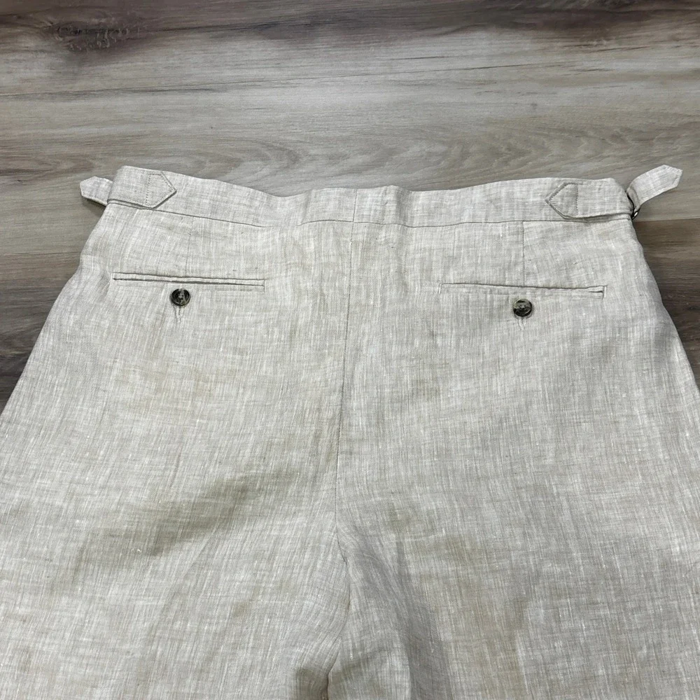 Paul Fredrick double pleated